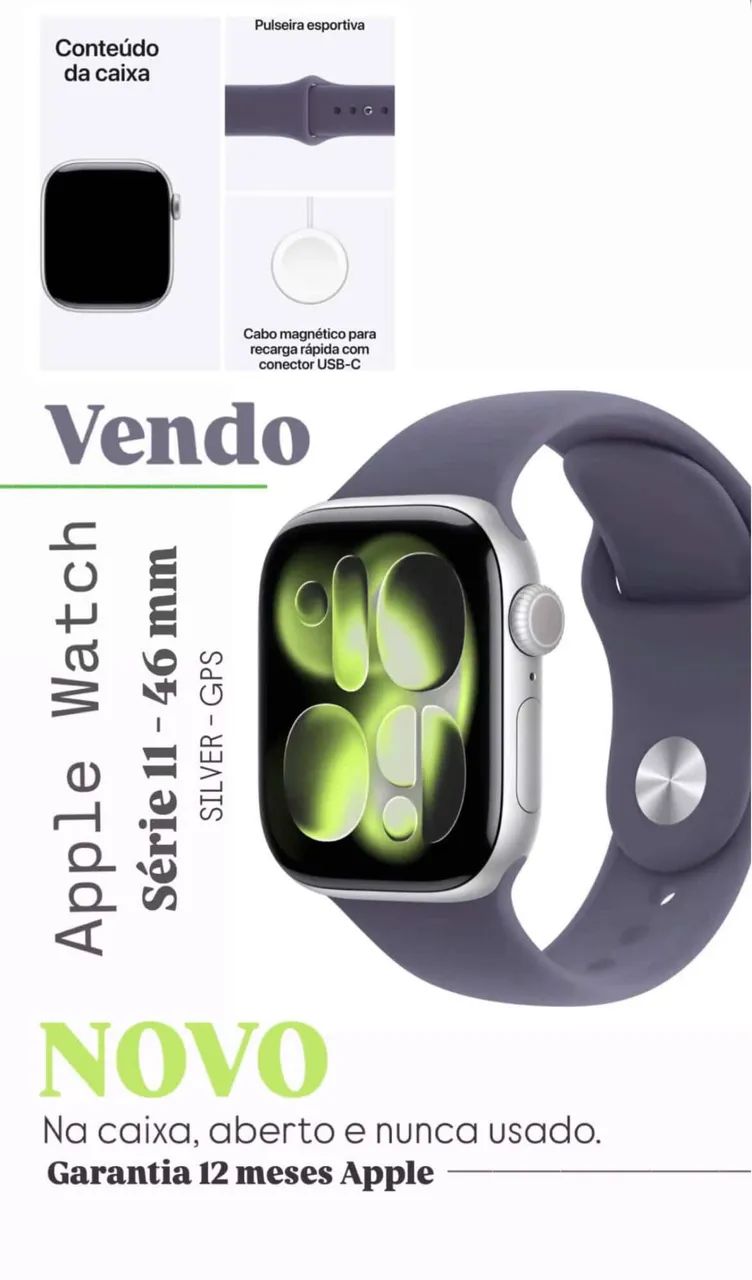 Apple watch 11 COM GARANTIA