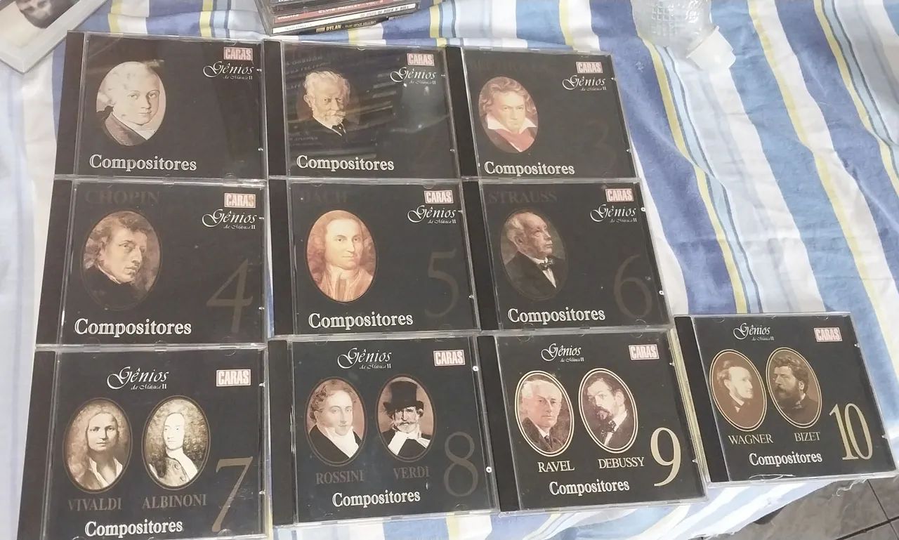 Coleção Completa 10 CDs Compositores CARAS 