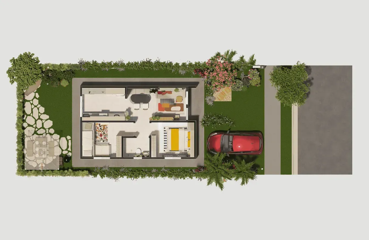 PLANTA 45m²