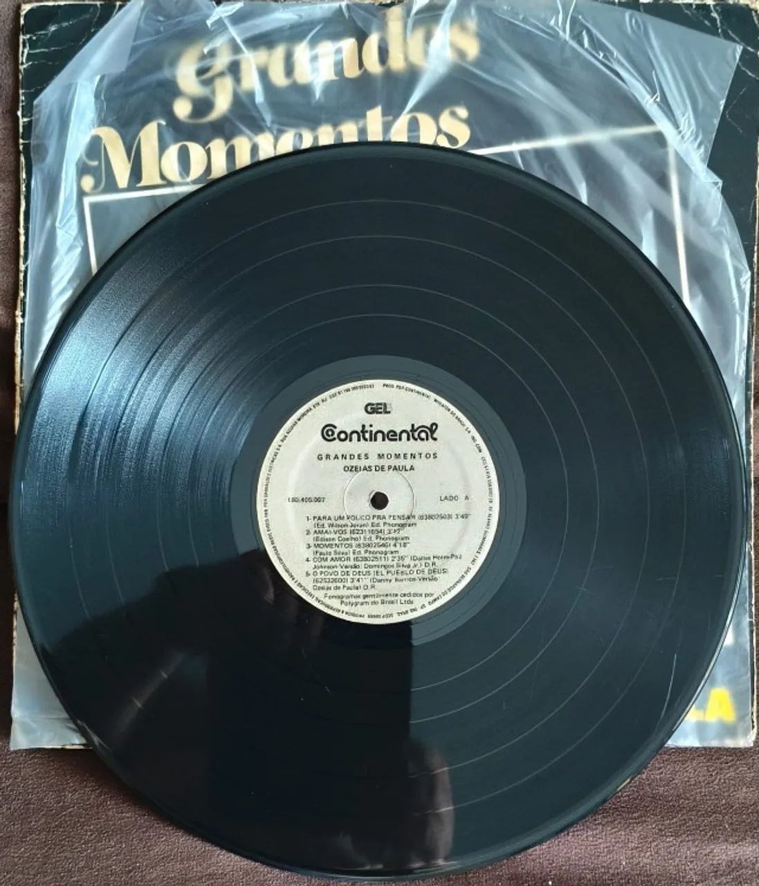 Lote 2 Lp's Discos Vinil Gospel Evangélico - Ozéias De Paula - CDs