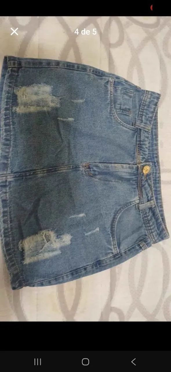 Saia jeans