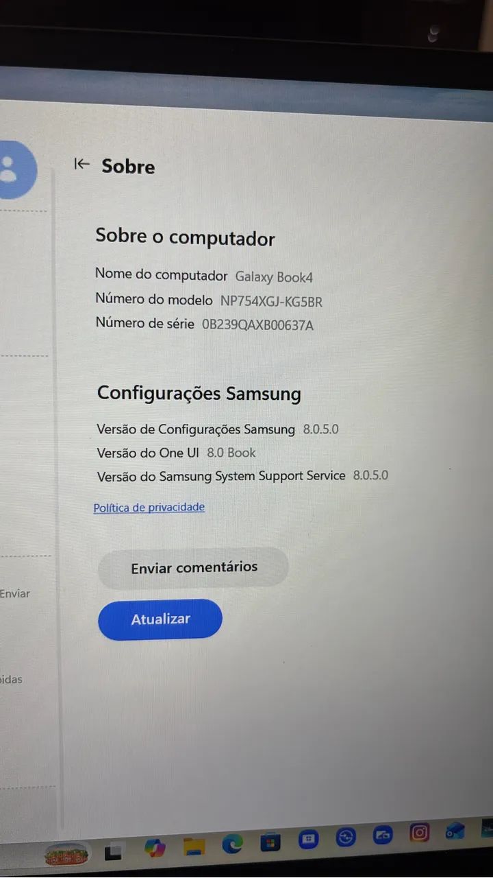 Notebook Samsung galaxy book 4 I3 8gb 512gb - Foto 4