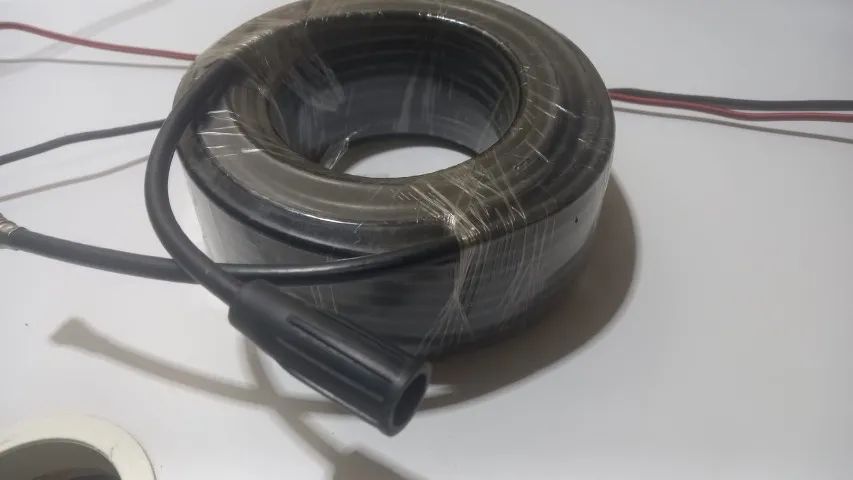 Cabo Coaxial Rg59 Tripolar Preto 75ohm 95% Malha Rl 100mts - Foto 2