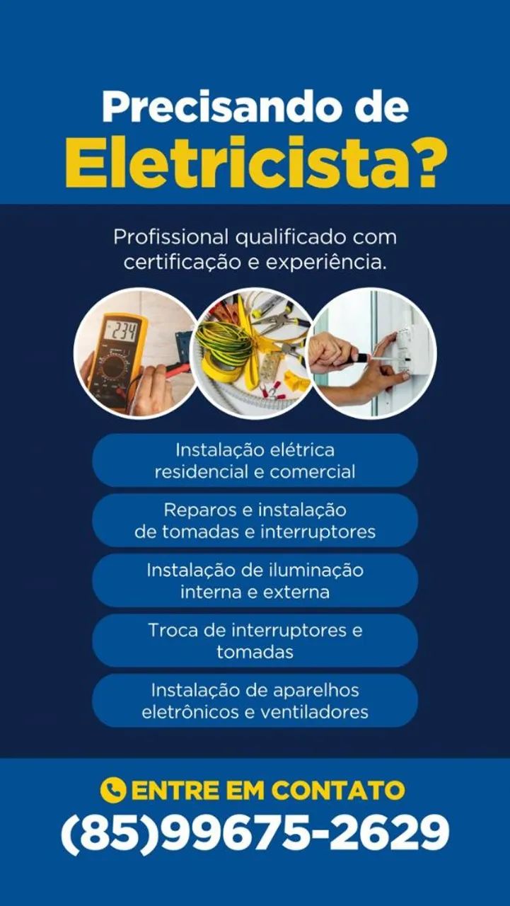 Eletricista Residencial e Predial Profissional 