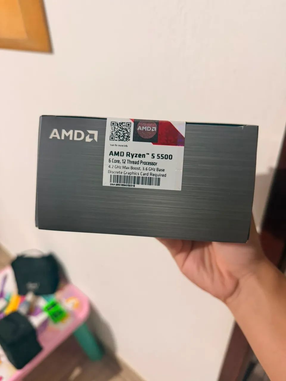 Processador AMD Ryzen 5 5500 3.6GHz 4.2GHz Max Turbo Cache 16MB AM4 - Foto 2