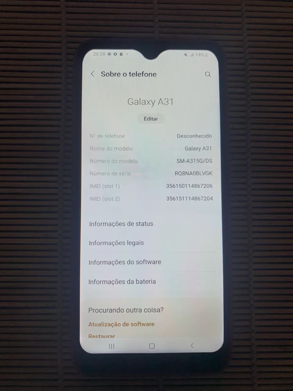 Samsung A31 / 128G - Foto 3