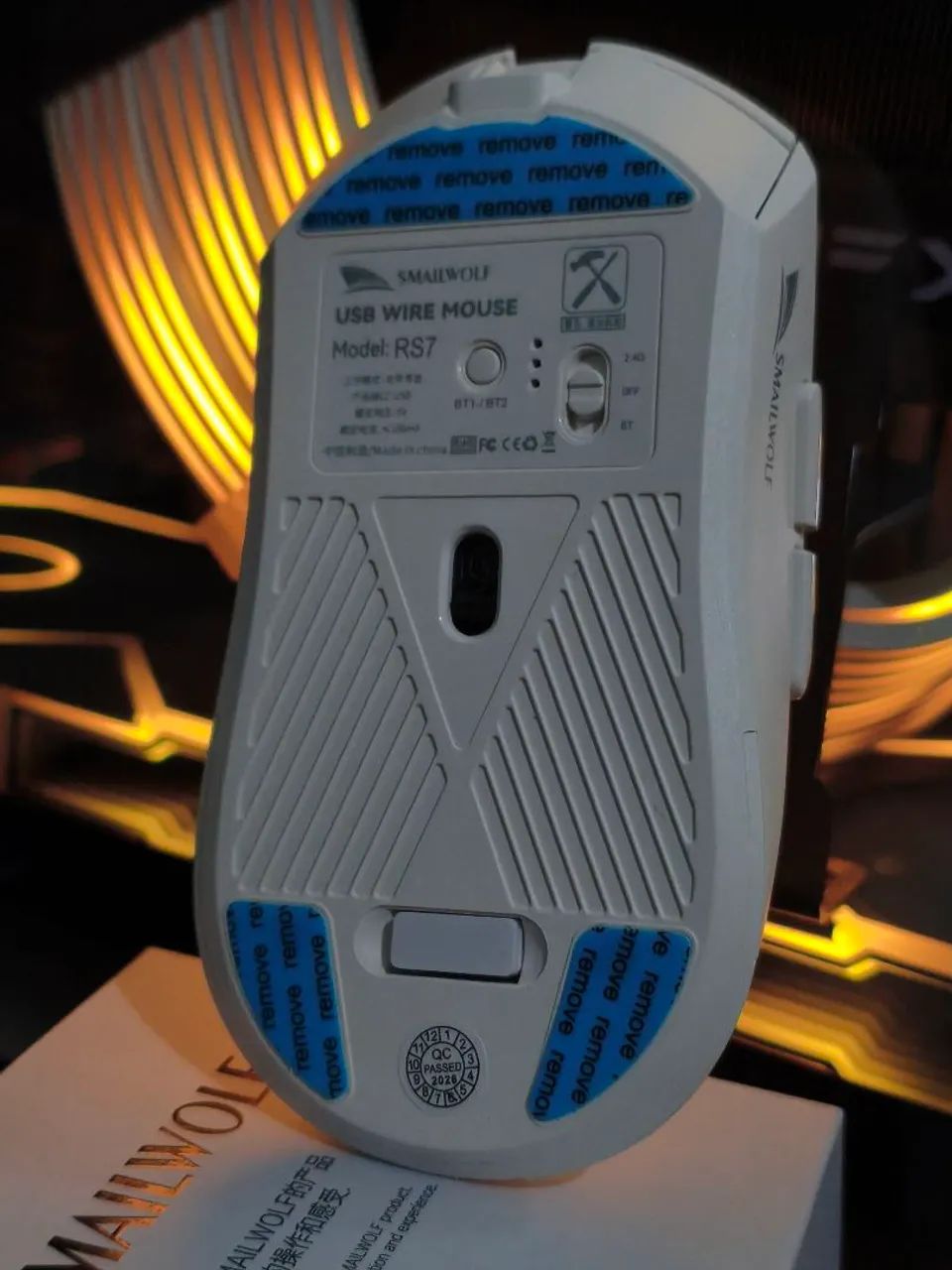 Mouse gamer Smailwolf RS7 Branco - Foto 5