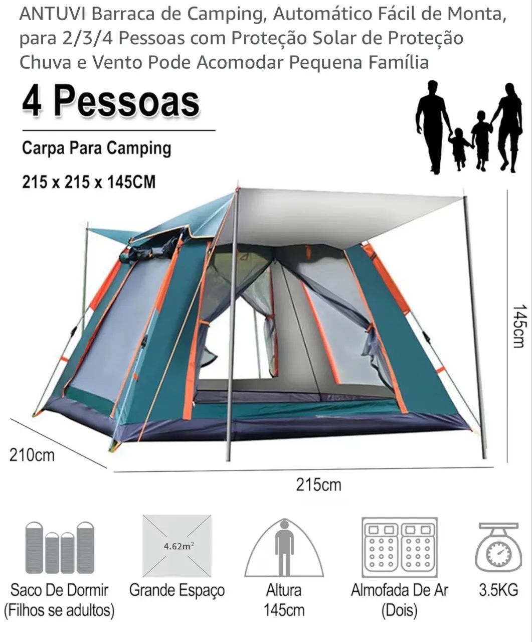 Barraca de Camping automática  - Foto 3