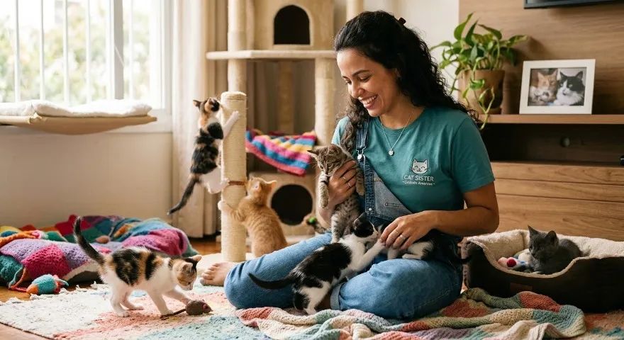 Cat Sitter - Cuidadora Gatos