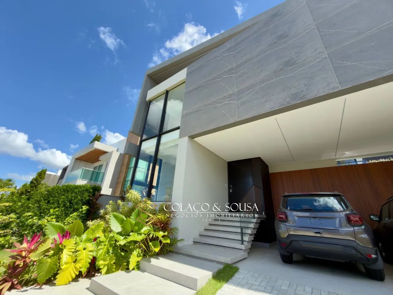 CASA NOVA A VENDA NO ALPHAVILLE MIRANTE com 04 suítes amplas e área de lazer privativa - Foto 2
