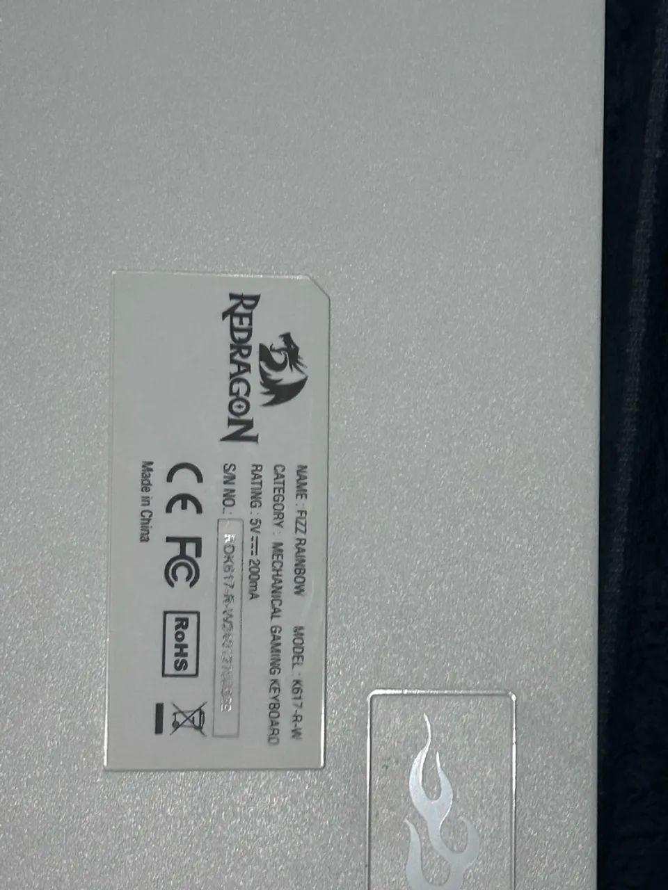Teclado Mecanico Fizz Redragon 