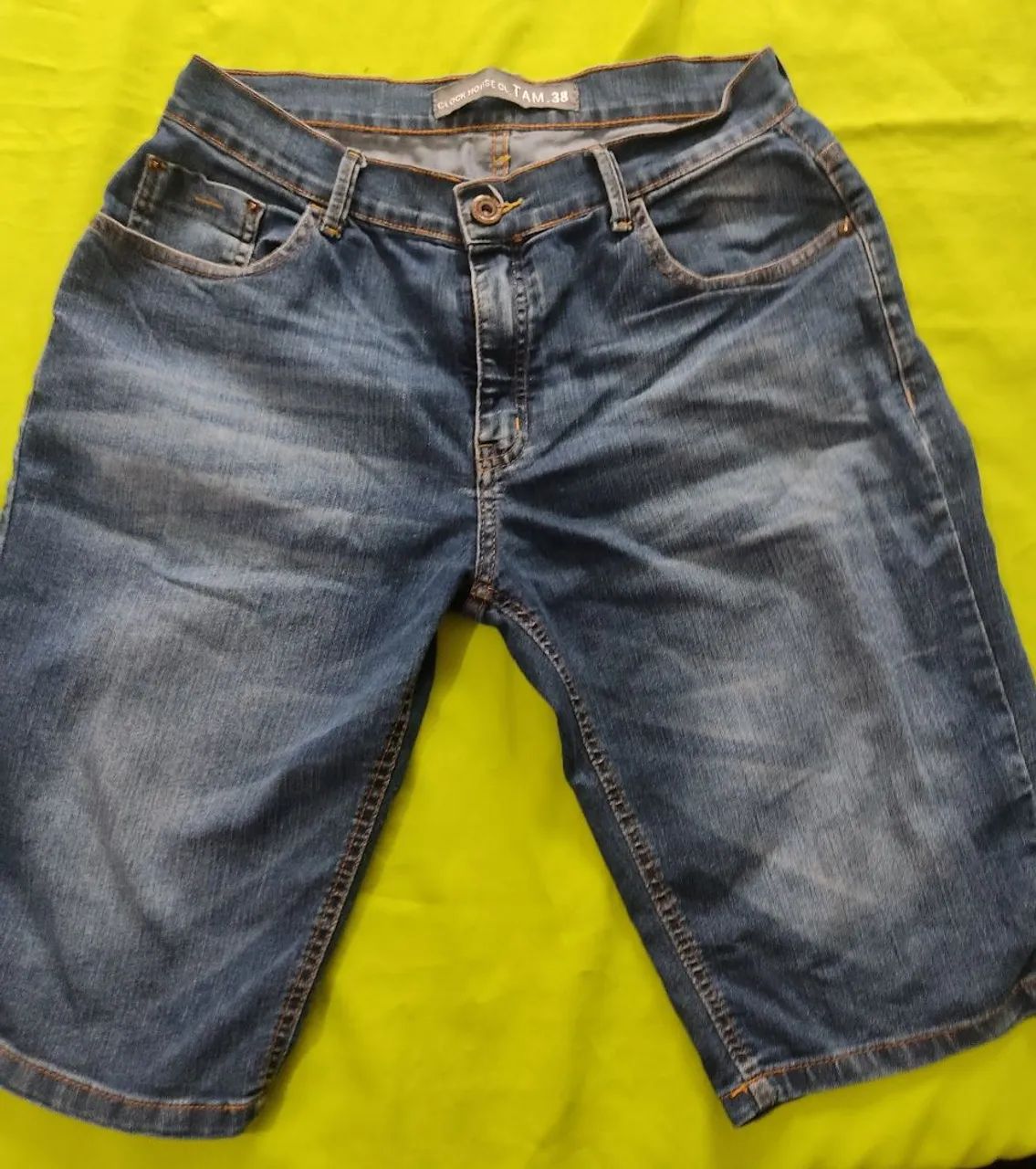 Bermuda masculina jeans 38 - Foto 3
