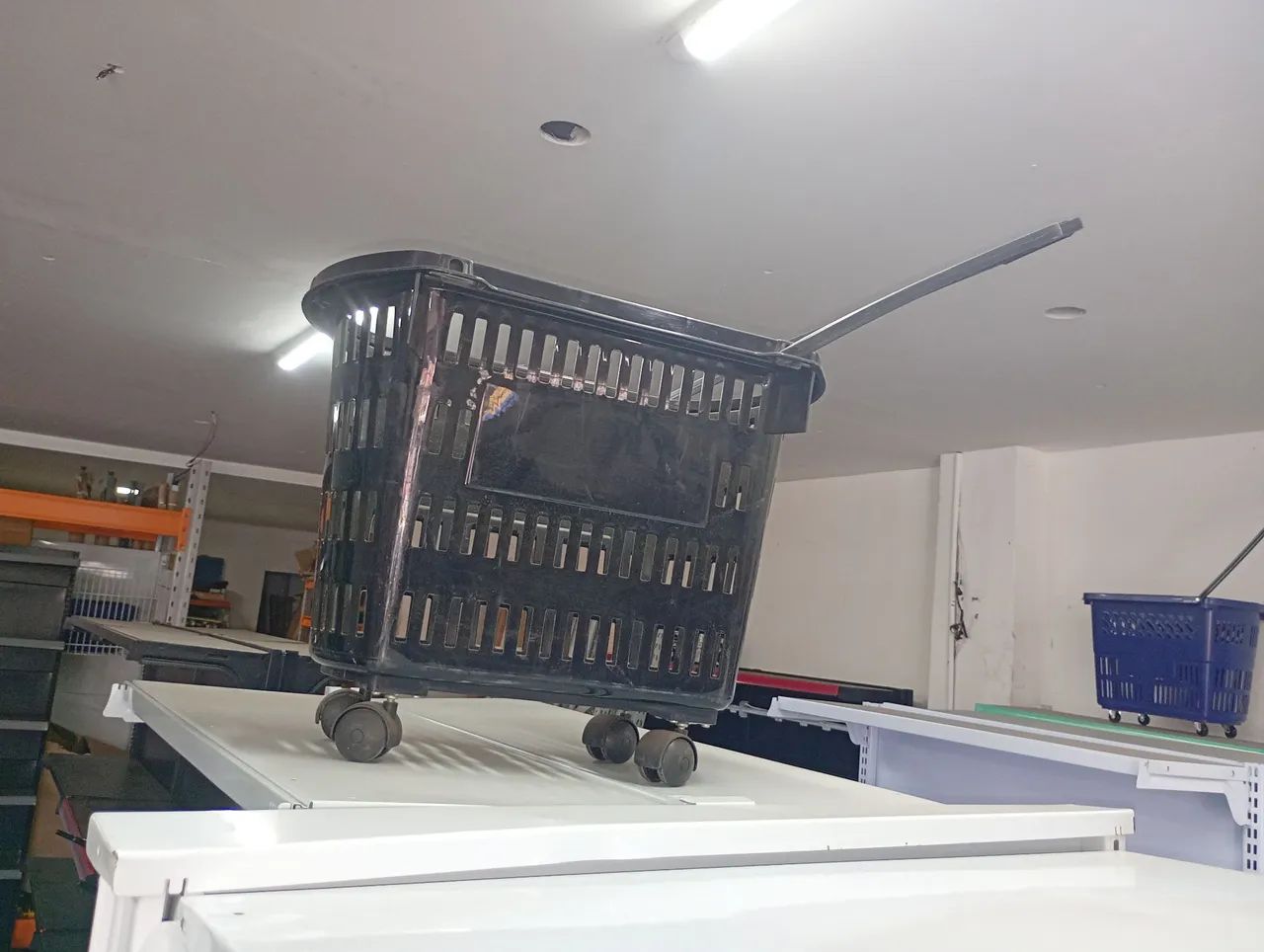 Cestas de mercado plásticas novas promoção!!! ZAP * - Foto 4