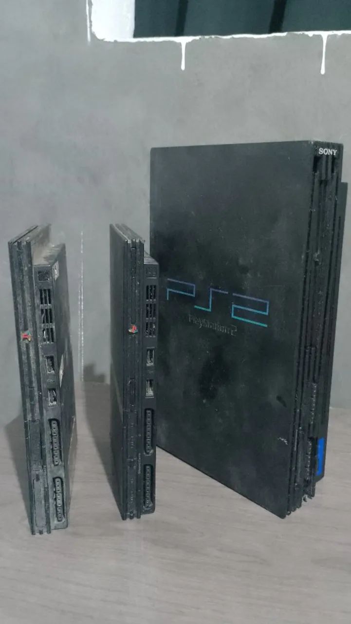 2 Playstation 2 Slim com defeito - Foto 3