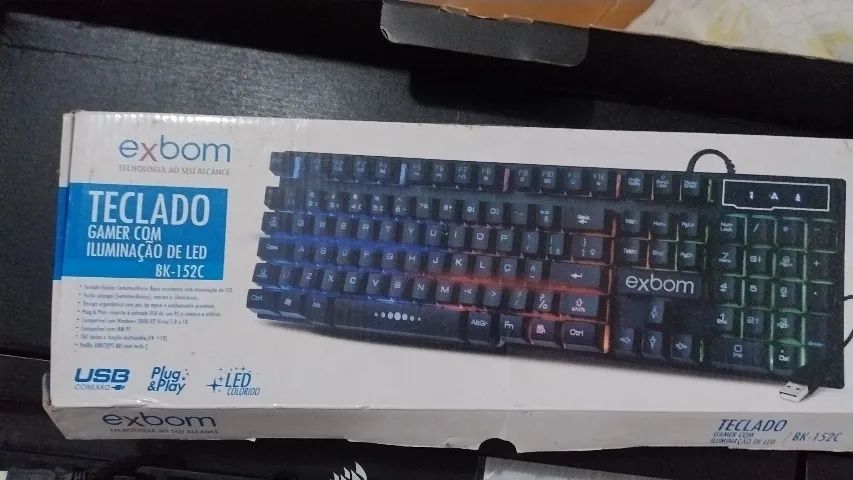 Teclado de computador Semi Mecânico 