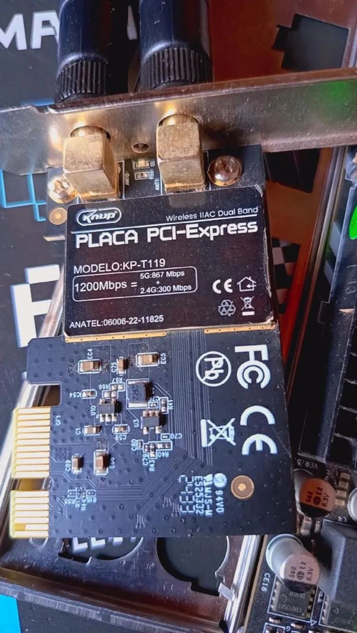 placa x99 com processador e placa wifi - Foto 2