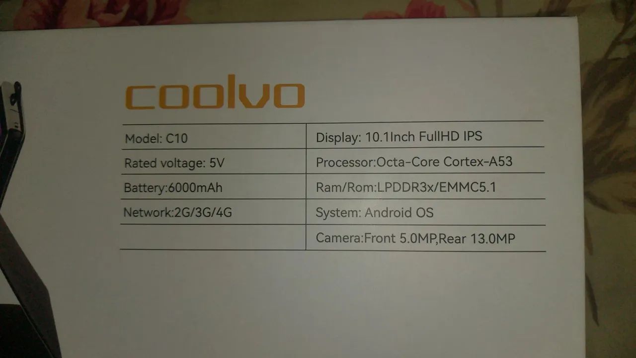 Tablet Coolvo C10 tela 10:1 Android 15 - Foto 4