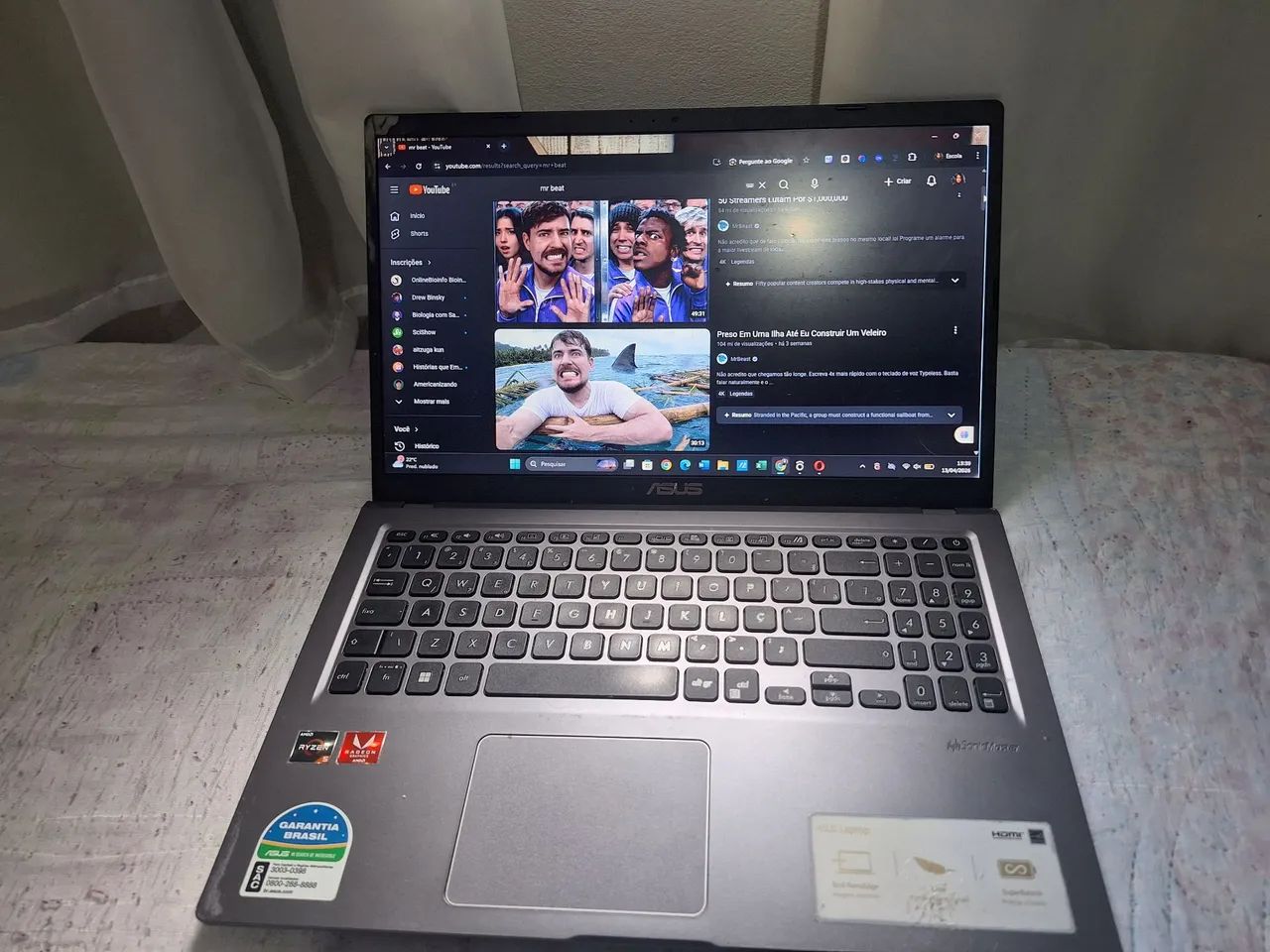 Notebook Asus M515DA AMD Ryzen 5 | 8GB | SSD 256GB