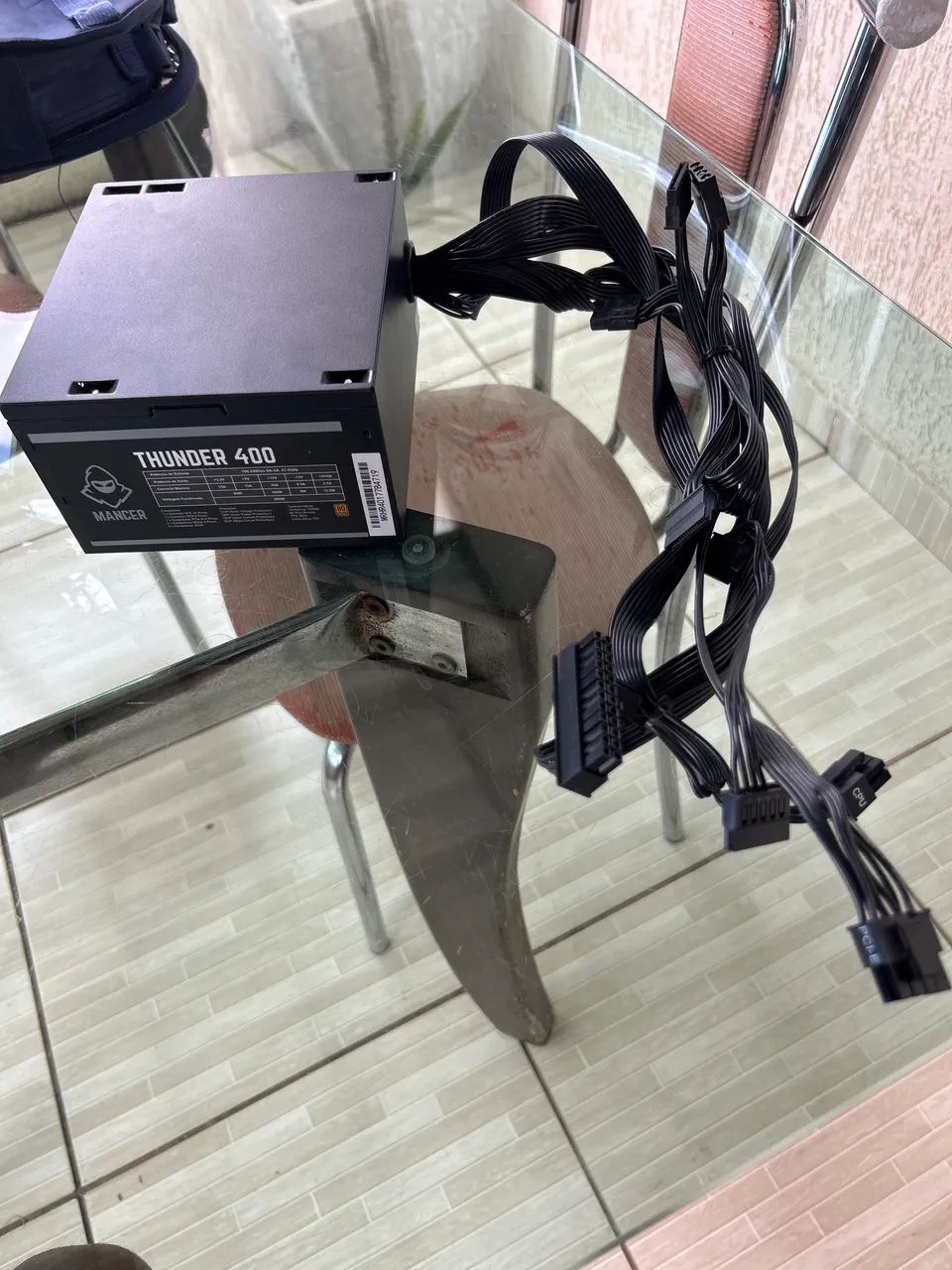 Fonte Mancer Thunder 400W 80 Plus Bronze - Seminova - Foto 5