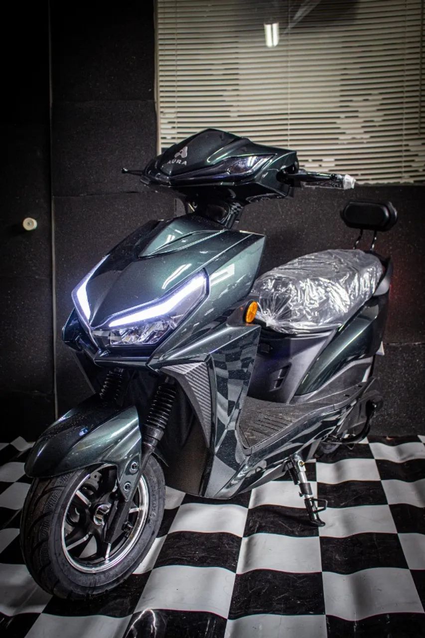 Moto Scooter Elétrica Aura Ventus 1000w - Autopropelido Verde-escuro
