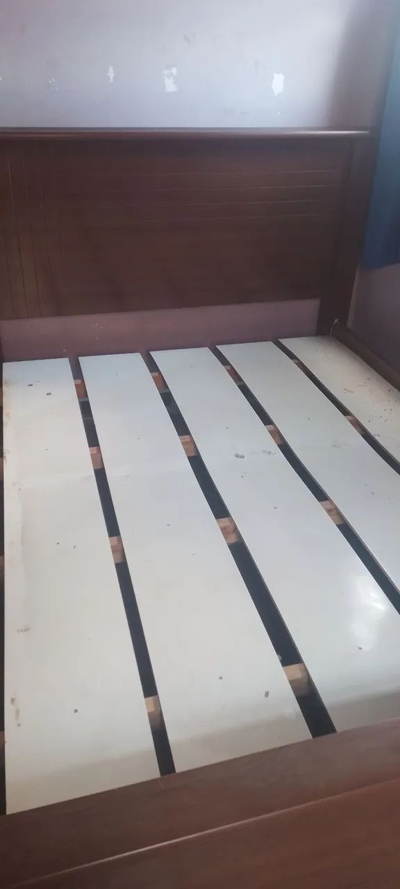 Cama casal Base para colchão com cabeceira - Foto 5