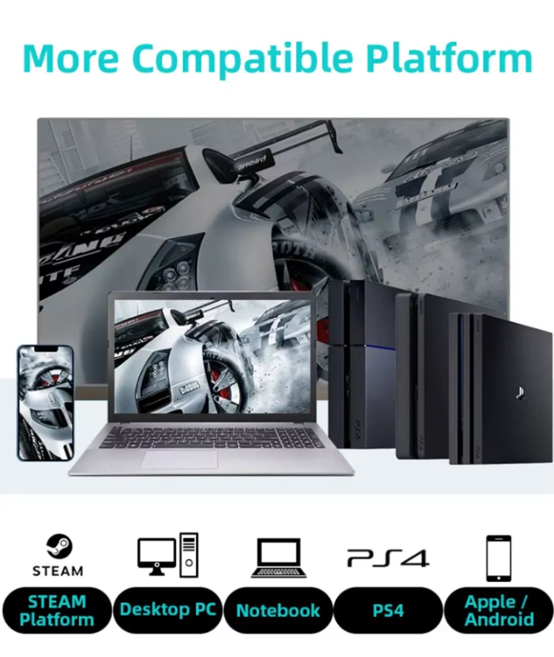 controle ps4 sem fio  - Foto 2