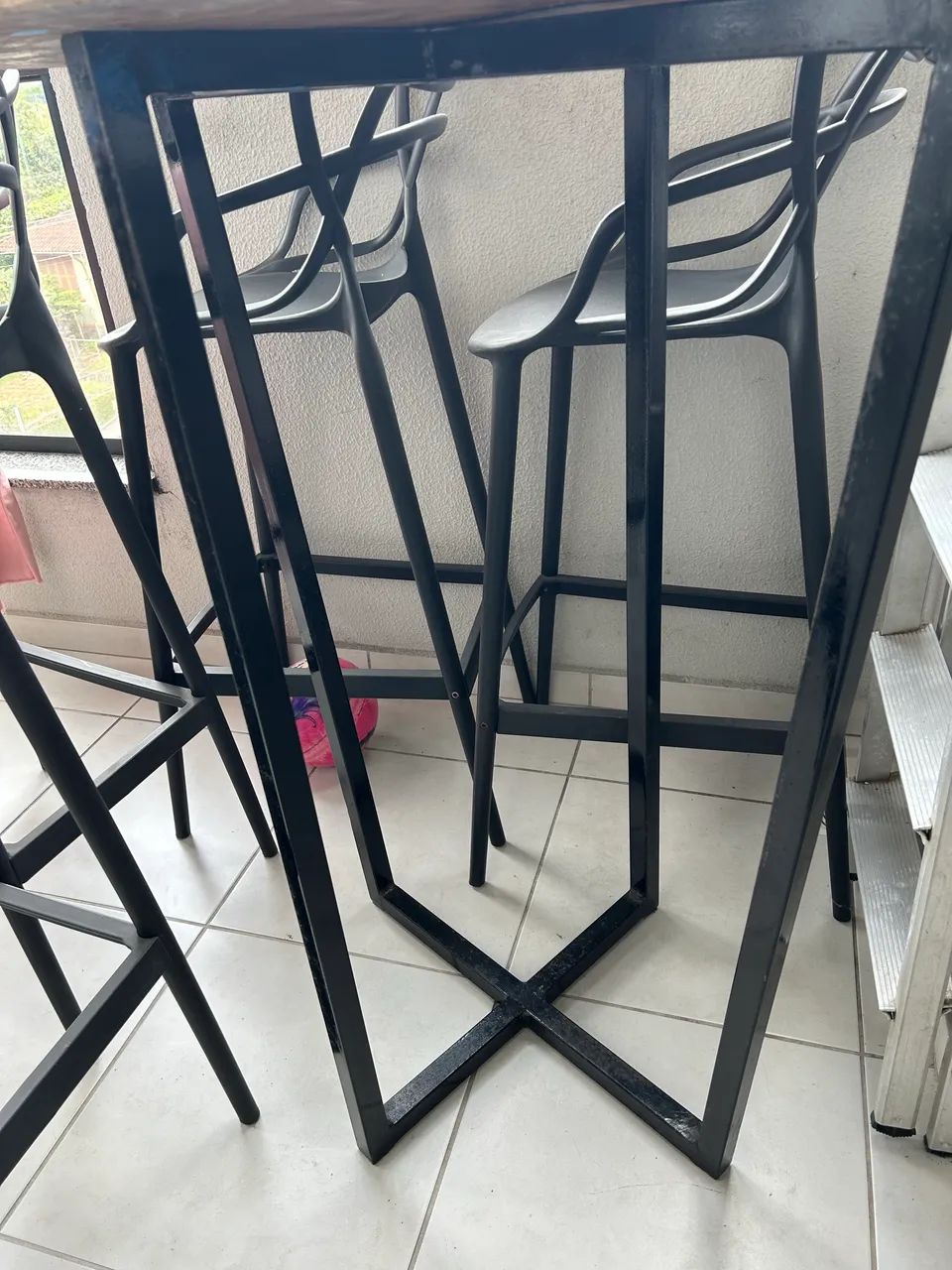 Mesa bistrô com 4 cadeiras - Foto 4