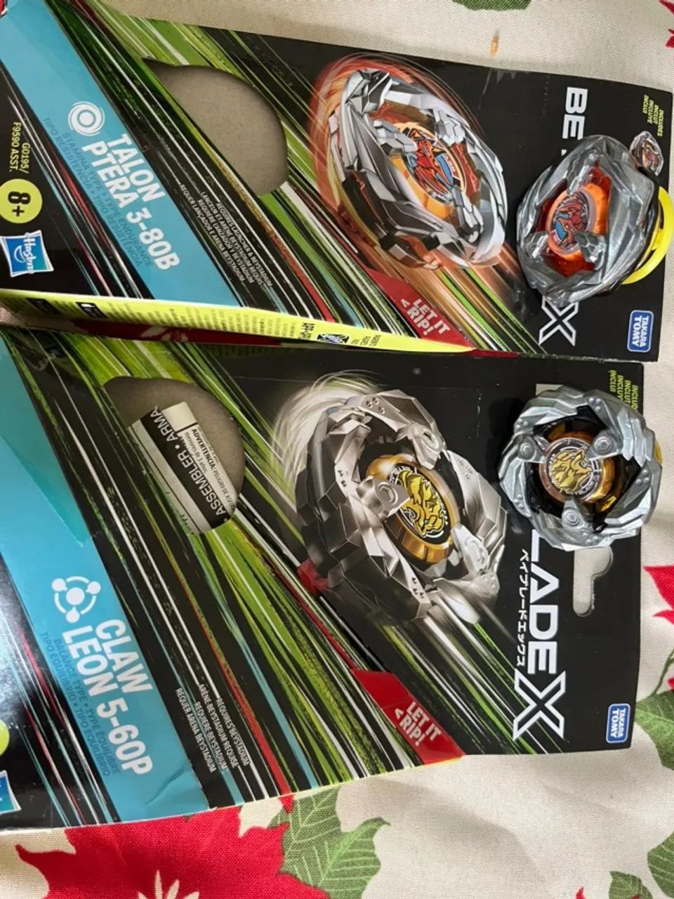 Set Beyblade X: Hells Brave 3-60GF + Blade Roar Tyranno + TALON PTERA 3-80 DB + LEON CLAW  - Foto 3