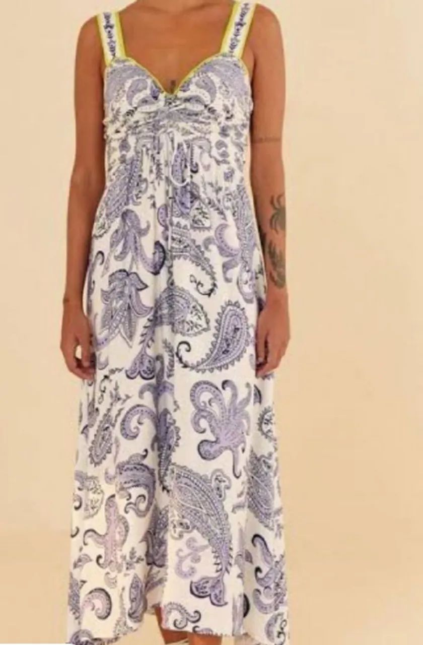vestido farm estampado G