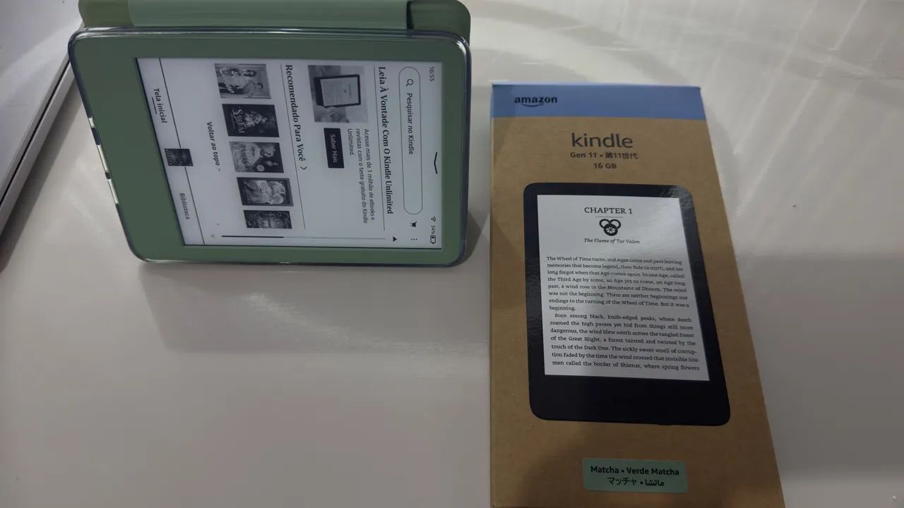 Kindle 11º geração cor Matcha 16GB  - Foto 4