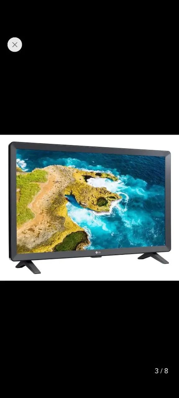 SMARTV 24 POLEGADAS LG COM CONTRLE E SUPORTE DE PAREDE NOVA - Foto 3