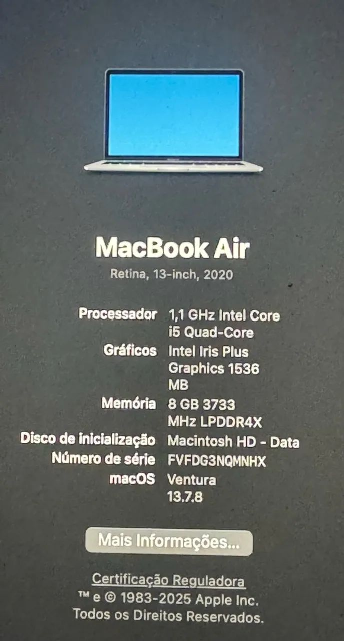 MacBook Air 13 com defeito na Tela - Foto 4