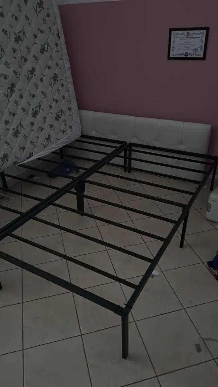 2 ESTRUTURAS DE CAMA DE SOLTEIRO