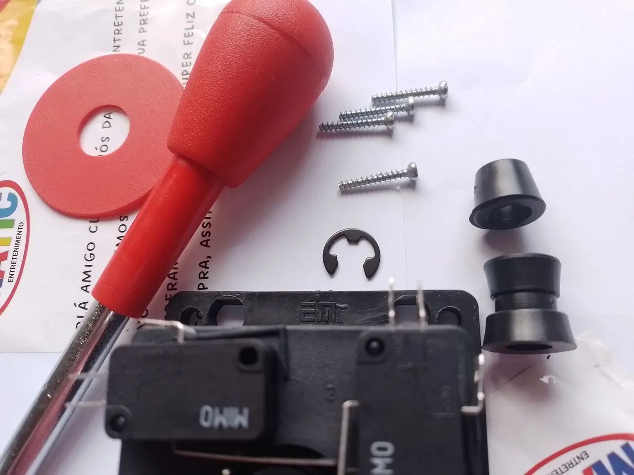 fliperama, comando analógico original arcade. - Foto 5