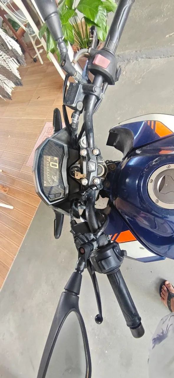 Twister 250 azul com laranja  - Foto 2