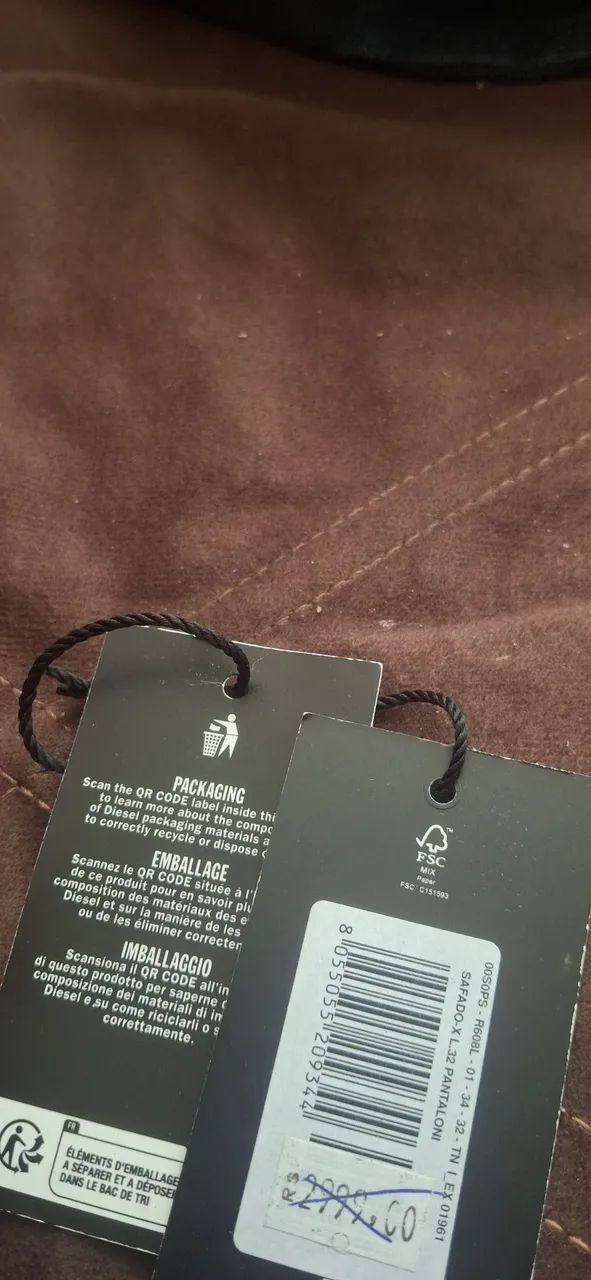 Calça Diesel 44 Novíssima  - Foto 5