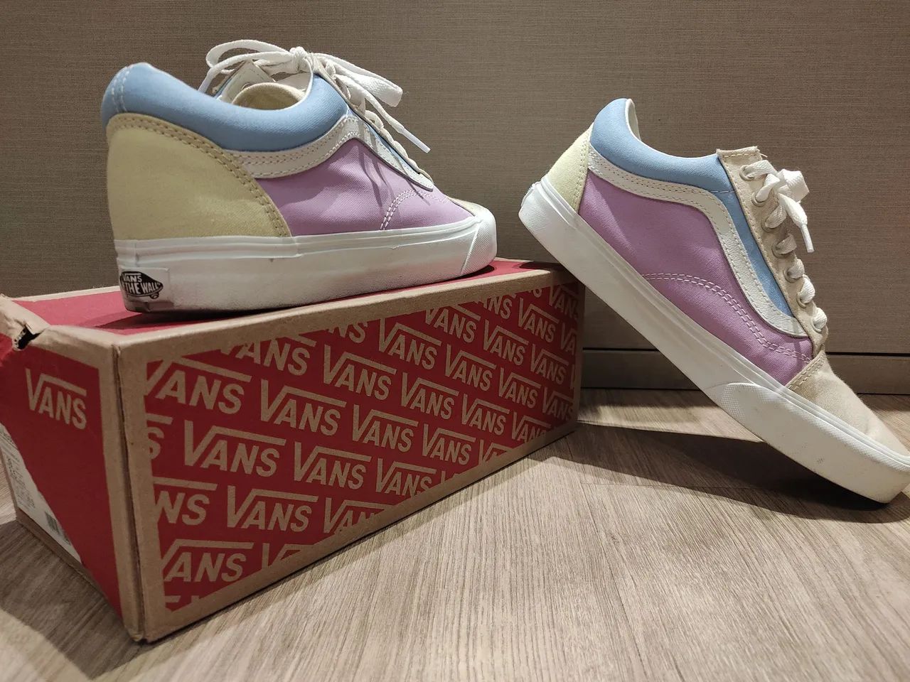 Tênis vans old skool pastel multi 