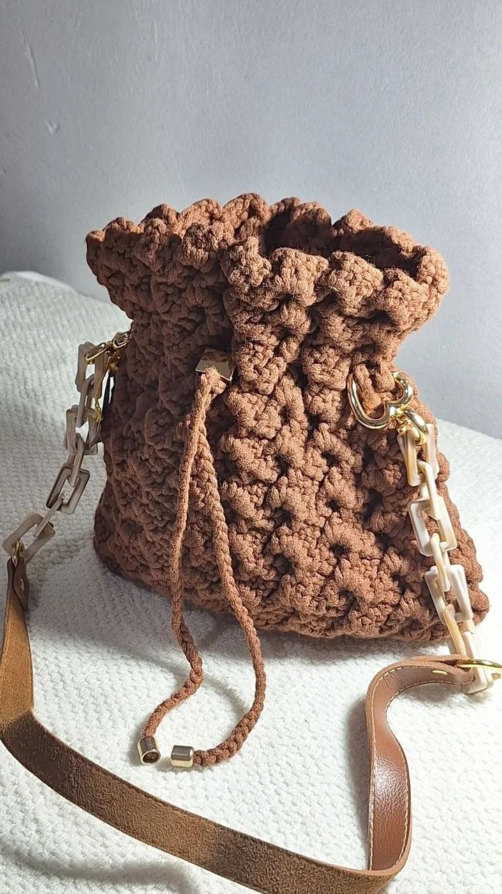 Bolsa de crochê  - Foto 3