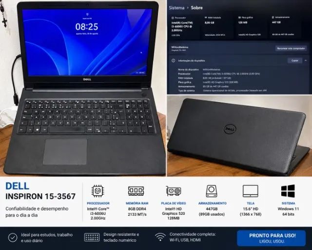 NOTEBOOK DELL INSPIRON 15-3567