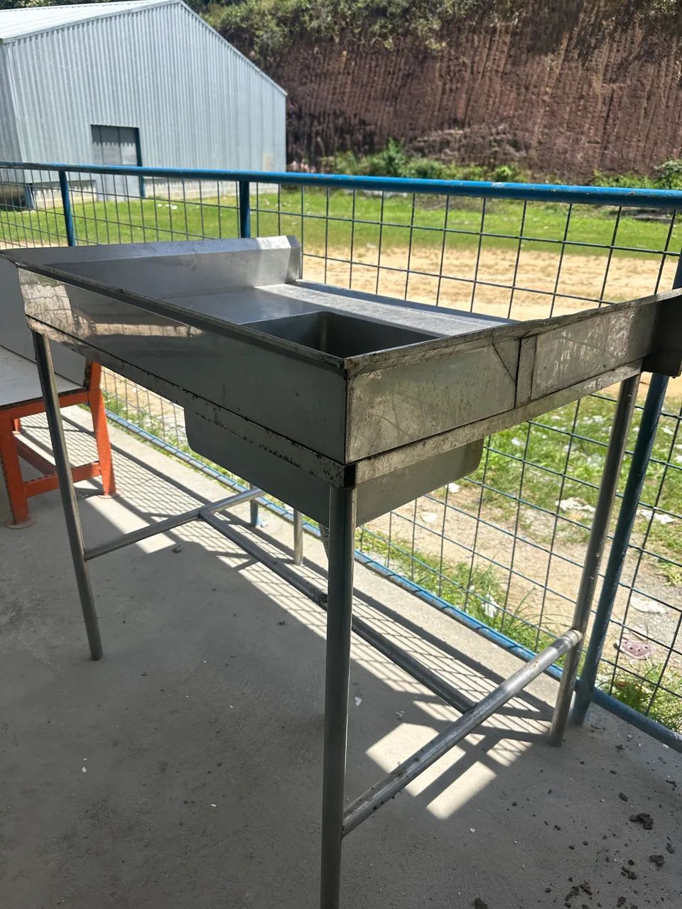 Pia de inox industrial 