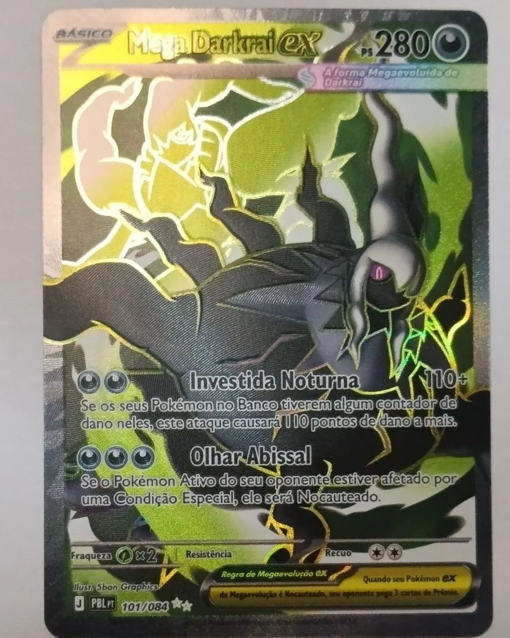 Cartão Mega Darkrai ex