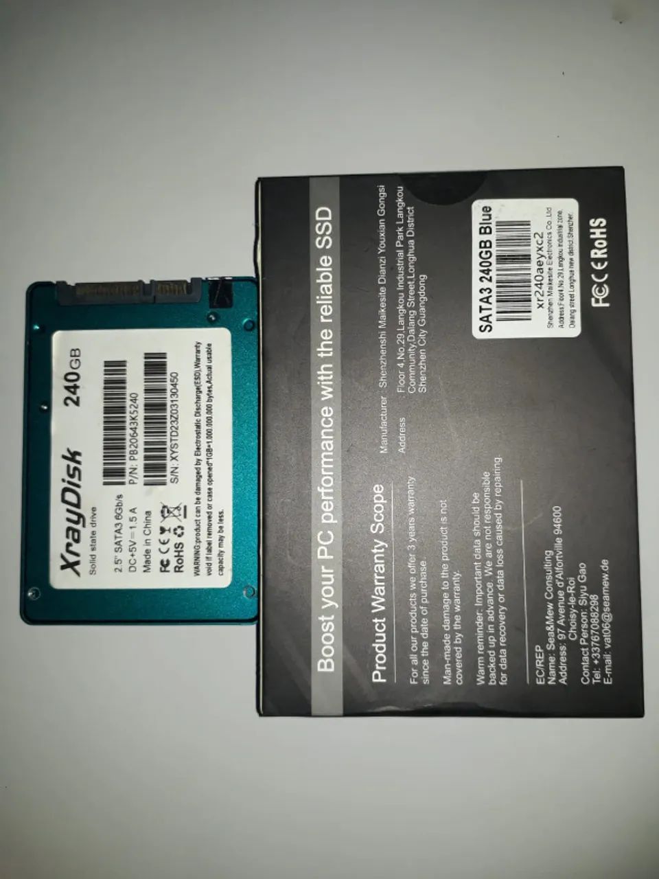 SSD XrayDisk 240gb SATA3 na caixa - Foto 3