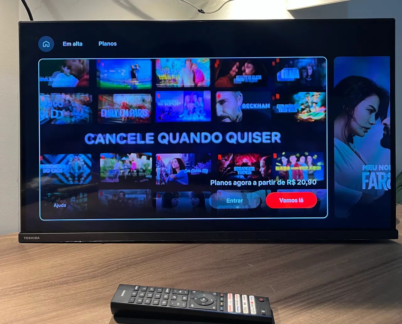 Tv smart 32, estado de nova! - Foto 3