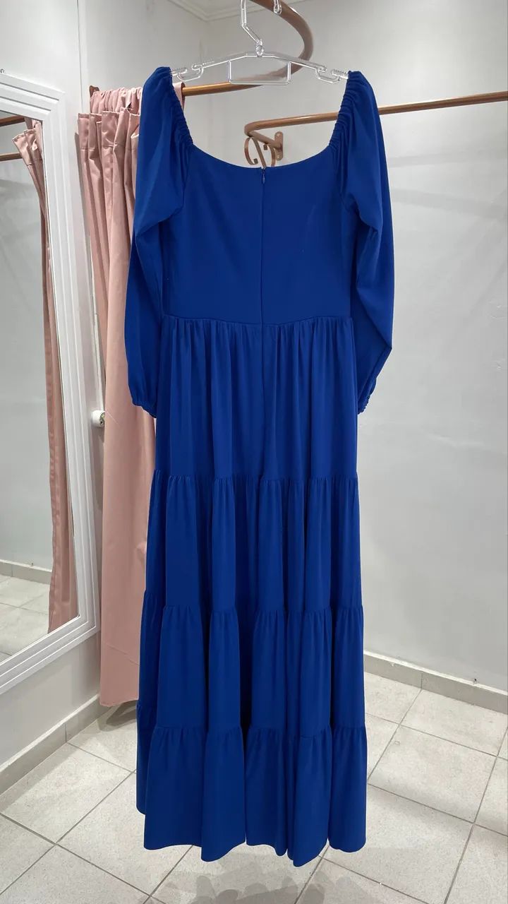 Vestido azul royal - Foto 4