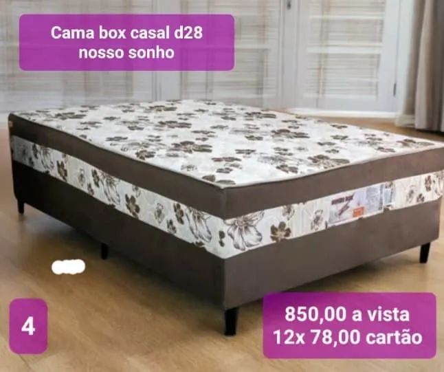 Cama box de casal 