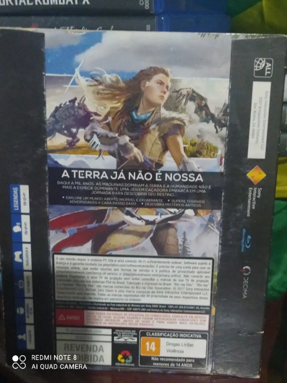 Horizon Zero Dawn capa de papelão (usado)    - Foto 2