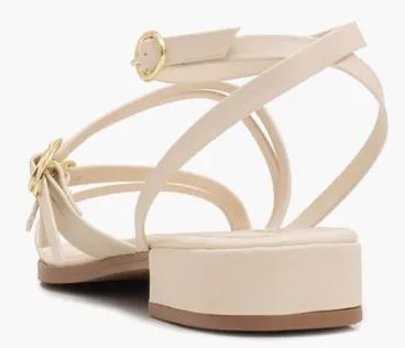 SANDALIA TIRAS BRANCA OFF-WHITE CONSTANCE  - Foto 2