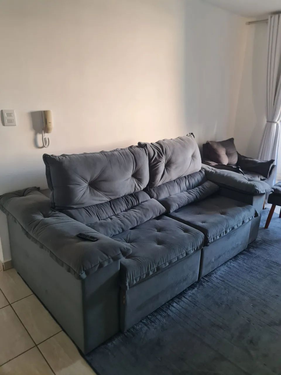 Sofa cama, sofá confortável para duas pessoas 