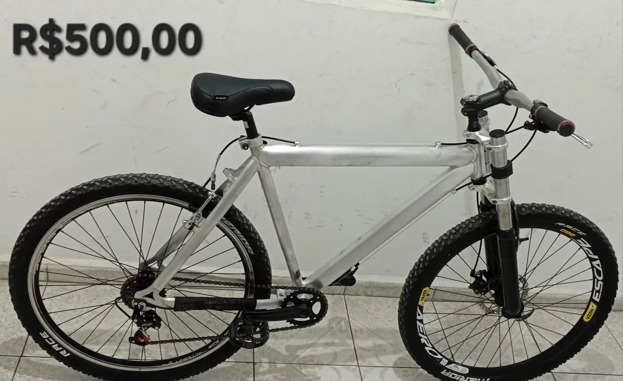 Bicicleta aro 26 de alumínio 