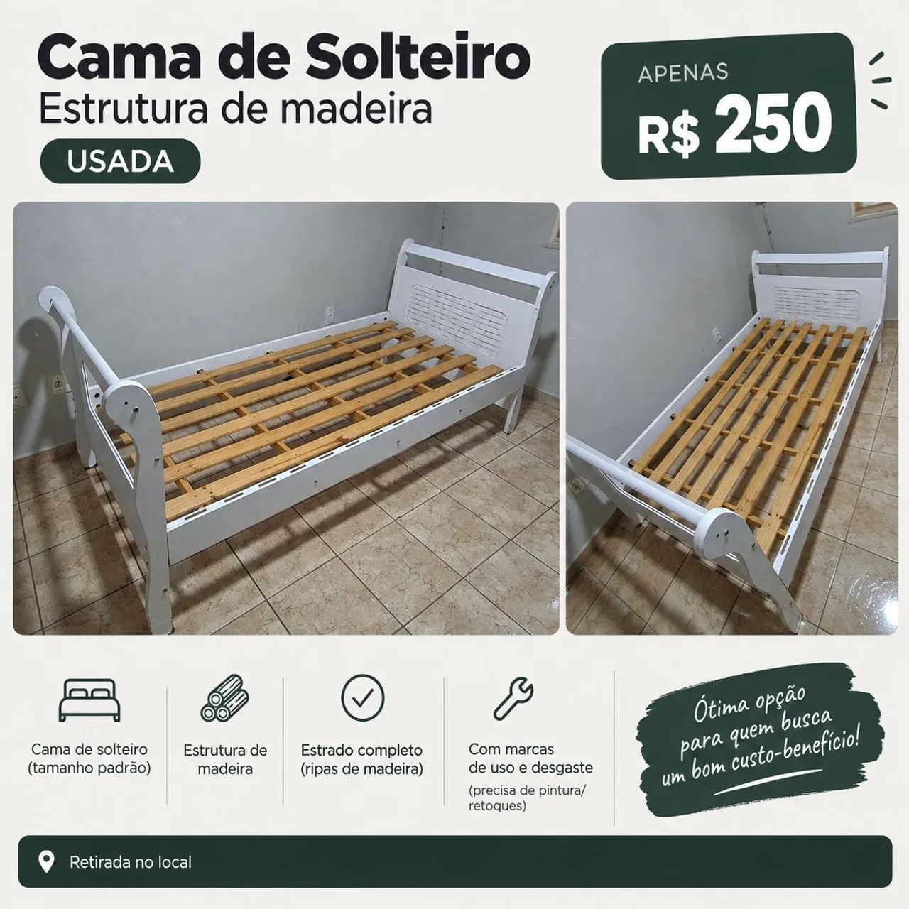 Cama de solteiro